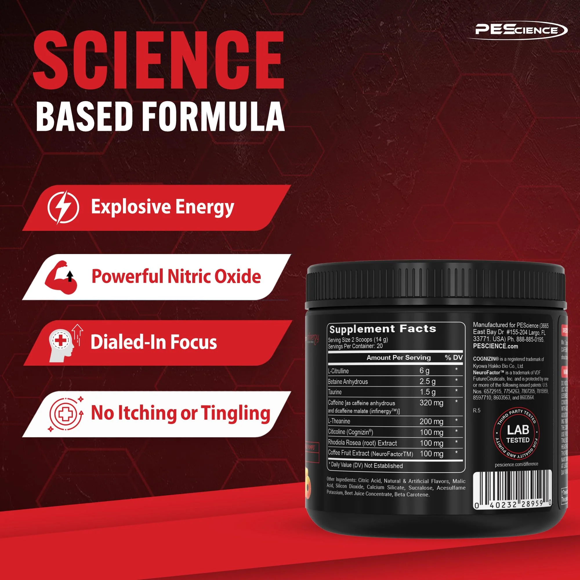 PEScience Prolific Pre-Workout (40 servings) - Image 11