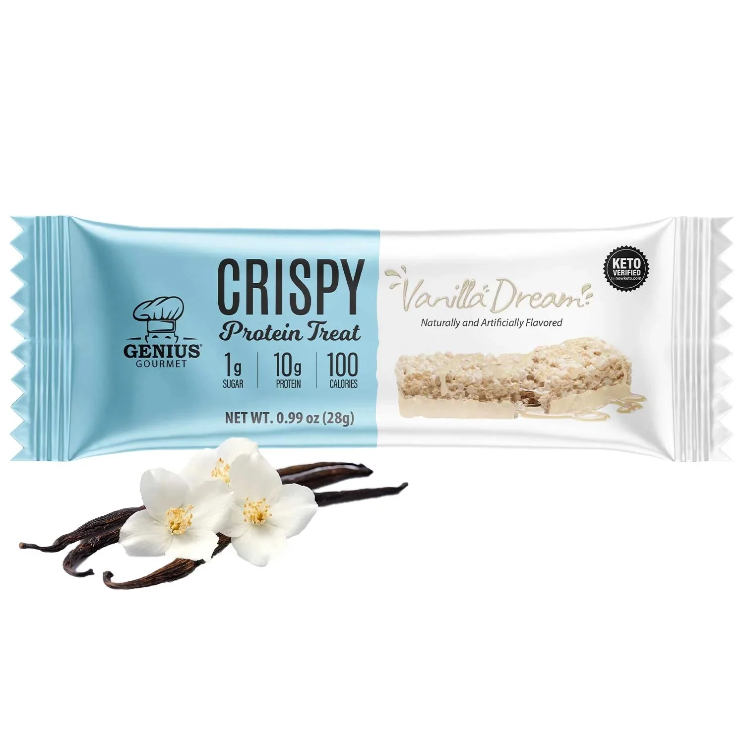 Genius Gourmet Crispy KETO Protein Bar (1 bar) - Image 11