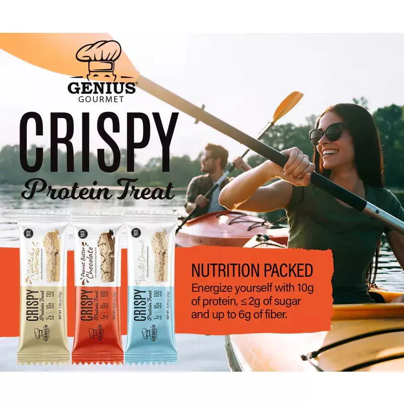 Genius Gourmet Crispy KETO Protein Bar (1 bar) - Image 12