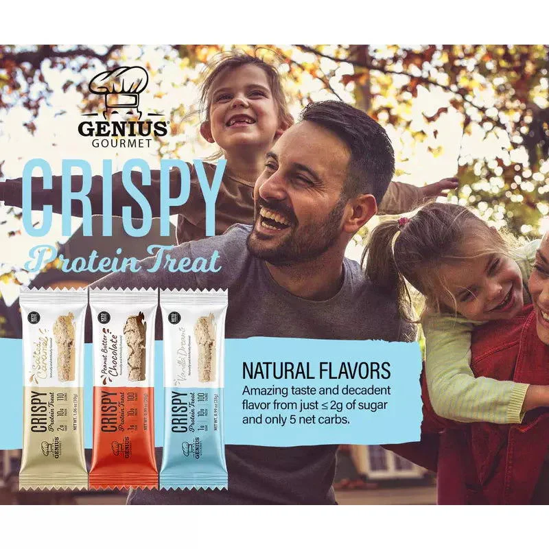 Genius Gourmet Crispy KETO Protein Bar (1 bar) - Image 13
