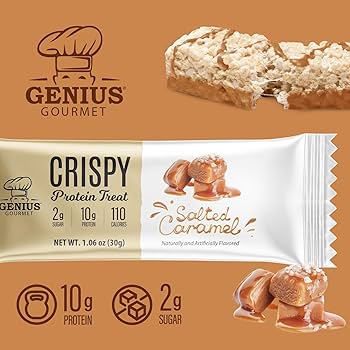 Genius Gourmet Crispy KETO Protein Bar (1 bar) - Image 5