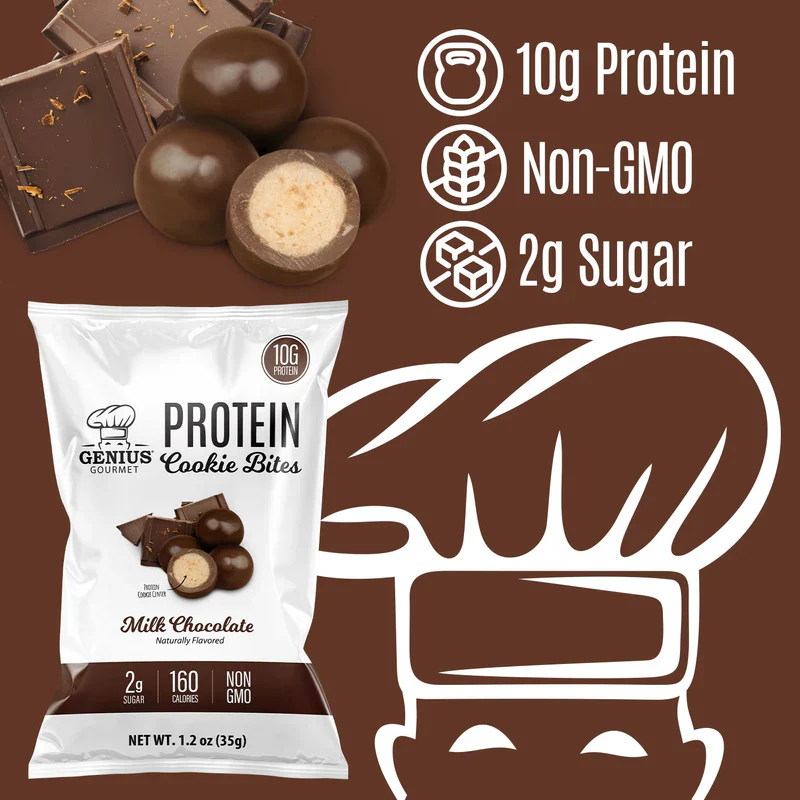 Genius Gourmet KETO GF Cookie Bites (1 bag) - Image 4