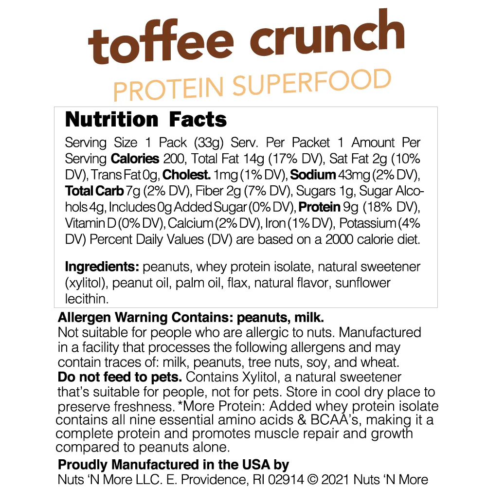 Nuts 'n More Protein PB - Single Serving Sachet (33g) - Image 6