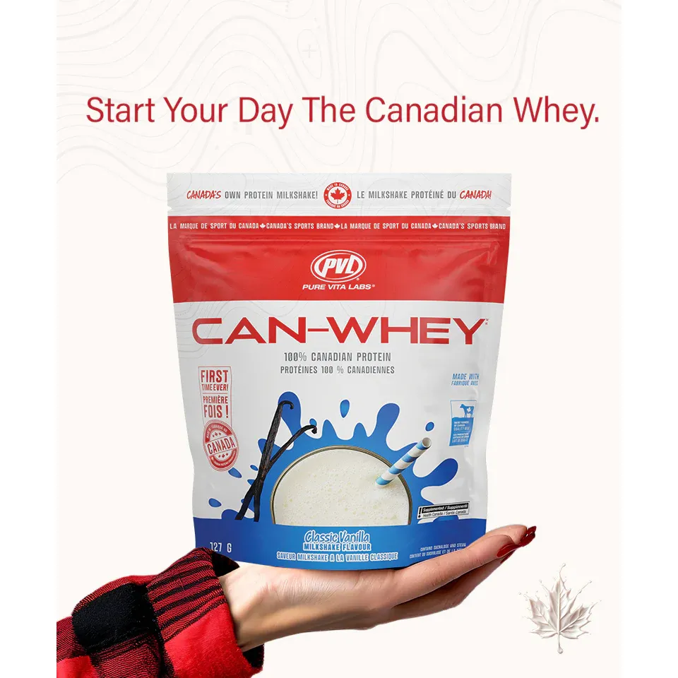 PVL CAN-WHEY 100% Canadian Clean Whey Protein Blend (1.6lb) - Image 7