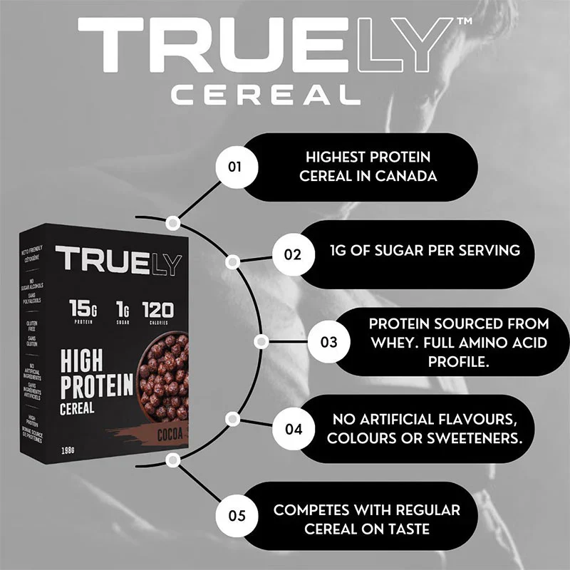 TRUELY GF Keto Protein Cereal (6 servings) - Image 7