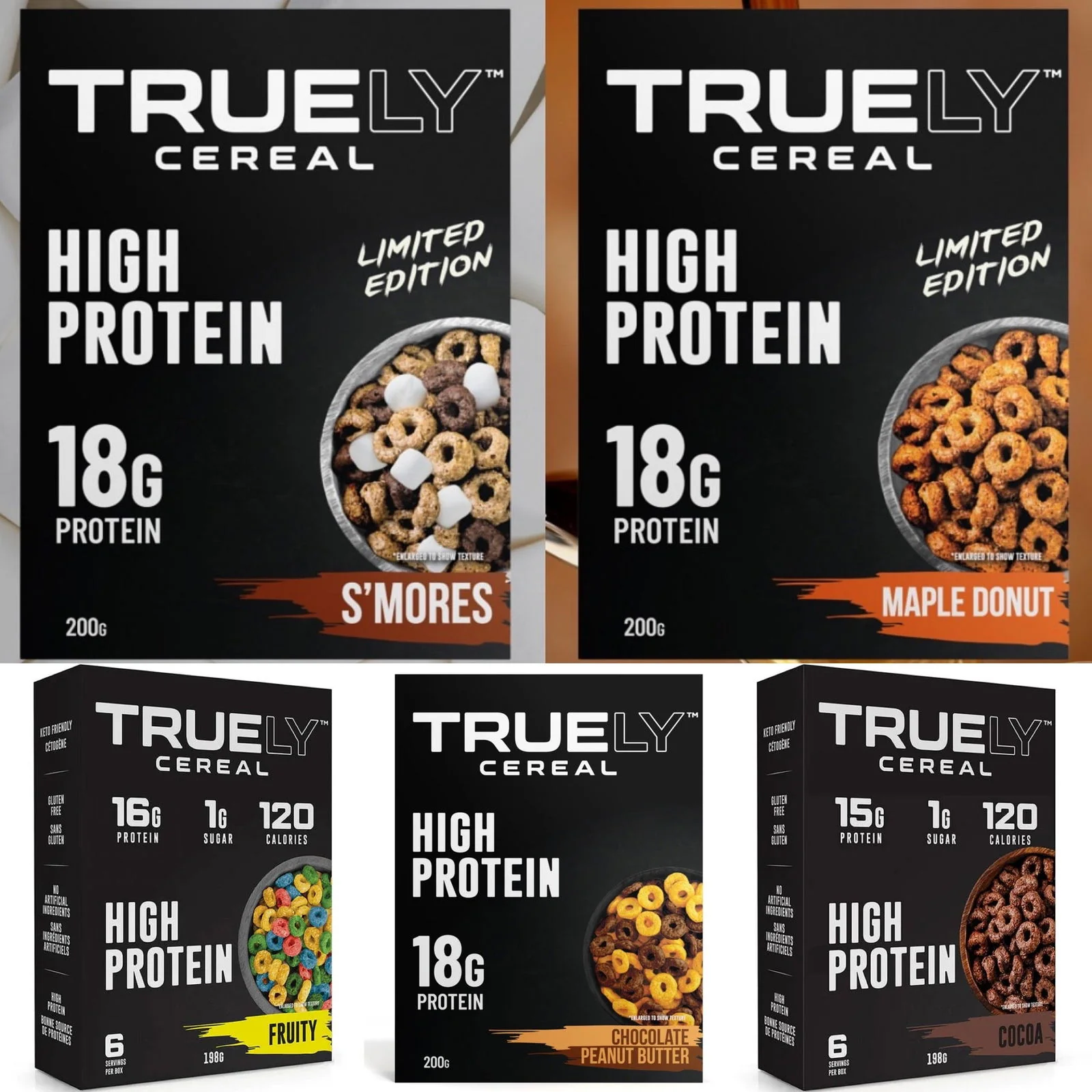 TRUELY GF Keto Protein Cereal (6 servings) - Image 3