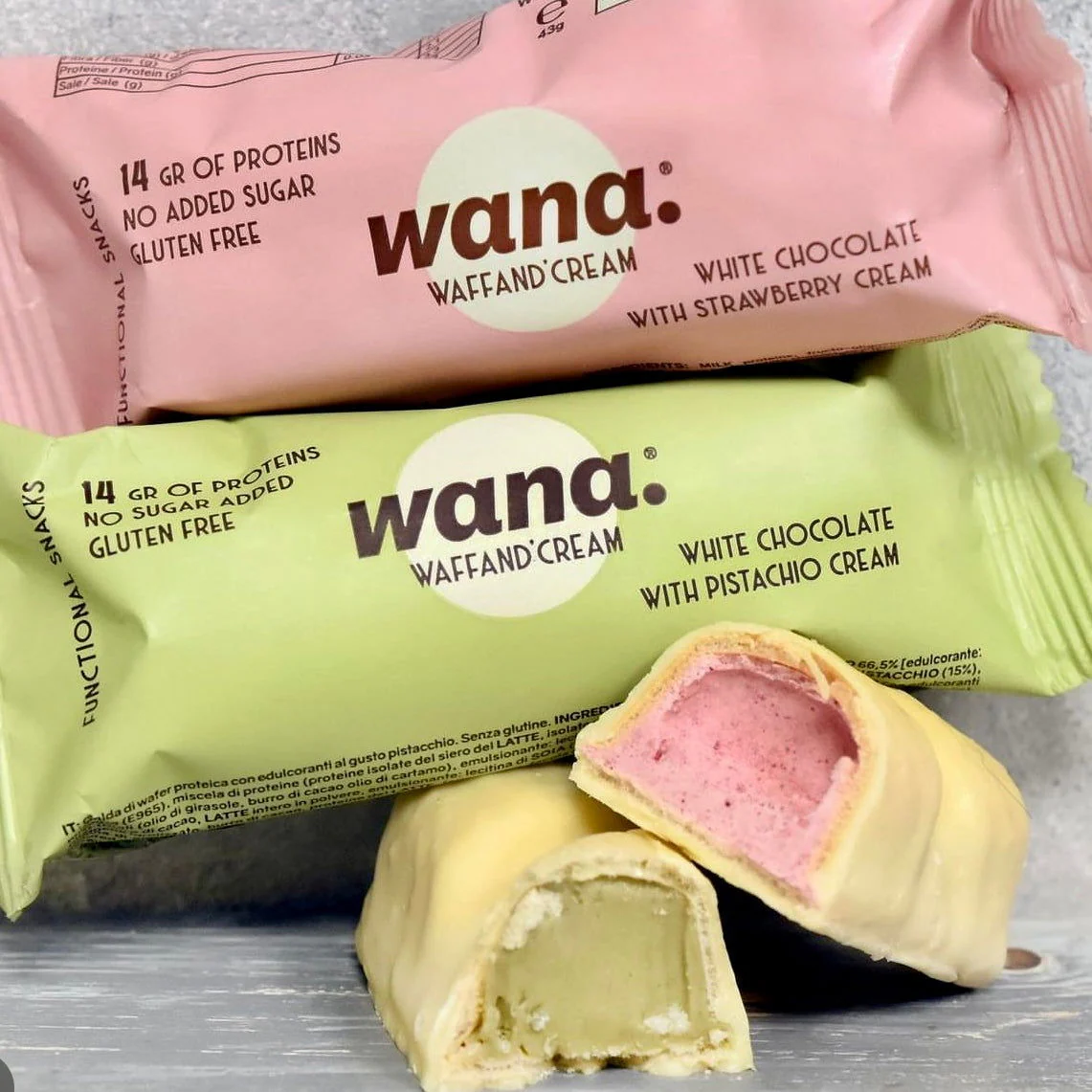 WANA Waffand'Cream "Kinder Bueno" Keto Protein Bar (1 bar) - Image 15