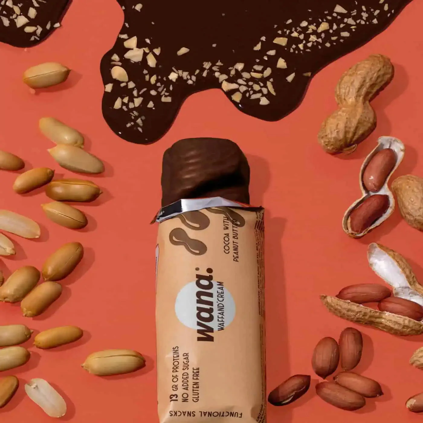 WANA Waffand'Cream "Kinder Bueno" Keto Protein Bar (1 bar) - Image 32