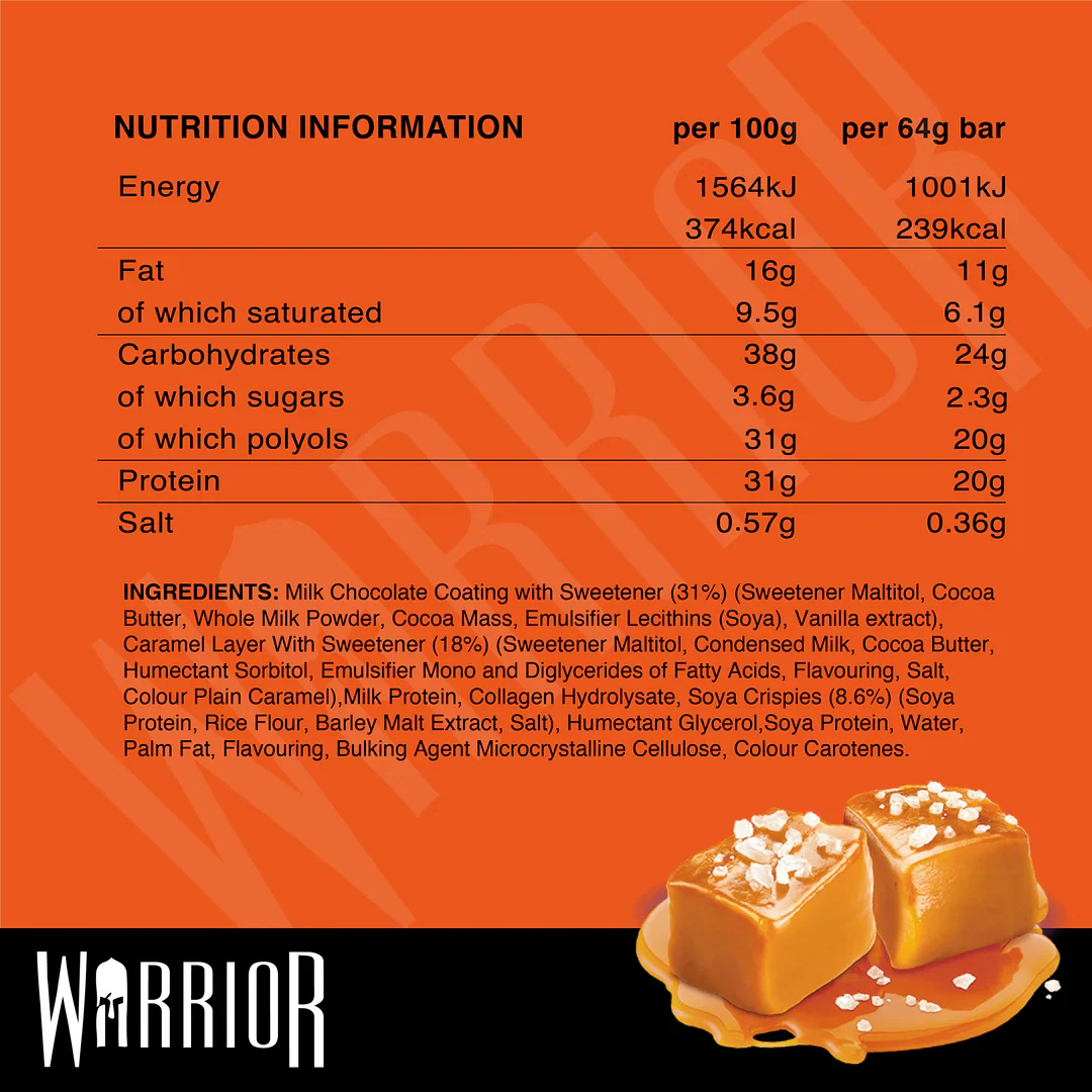 Warrior Crunch Low-Carb Protein Bar (1 Bar) - Image 5