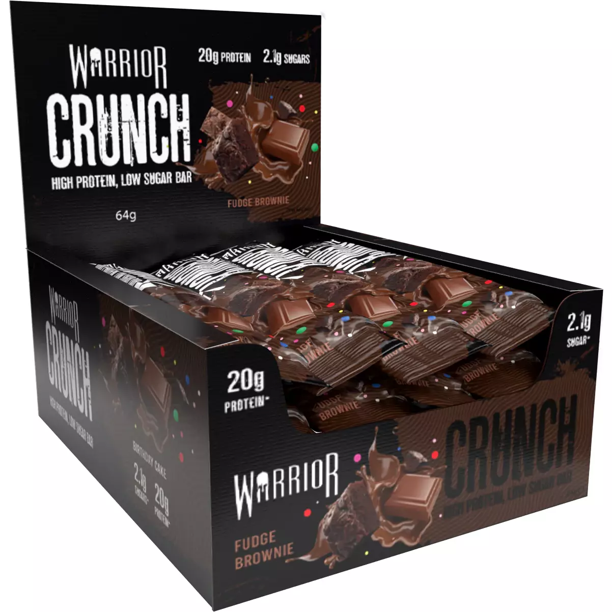 Warrior Crunch Low-Carb Protein Bars (Box of 12) - Image 8